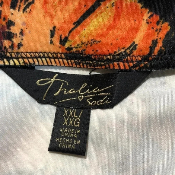 THALIA SODI Tye Dye Floral Ruffle Skirt - Picture 6 of 7